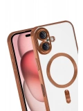 Newface Apple iPhone 17 Kross Magneticsafe Kapak - Turuncu