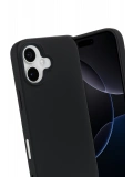 Newface Apple iPhone 17 Nano içi Kadife Silikon - Siyah