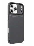 Newface Apple iPhone 17 Pro Auto Focus Karbon Kapak - Gri