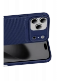 Newface Apple iPhone 17 Pro Auto Focus Karbon Kapak - Lacivert