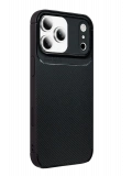 Newface Apple iPhone 17 Pro Auto Focus Karbon Kapak - Siyah