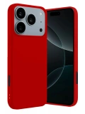 Newface Apple iPhone 17 Pro First Silikon - Kırmızı
