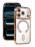 Newface Apple iPhone 17 Pro Joke Simli Magneticsafe Kılıf - Turuncu
