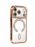 Newface Apple iPhone 17 Pro Joke Simli Magneticsafe Kılıf - Turuncu