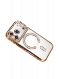 Newface Apple iPhone 17 Pro Joke Simli Magneticsafe Kılıf - Turuncu