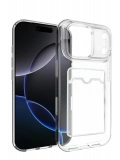 Newface Apple iPhone 17 Pro Kart Şeffaf Silikon - Şeffaf