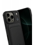 Newface Apple iPhone 17 Pro Kelvin Kartvizitli Silikon - Siyah