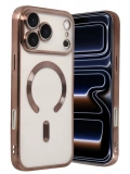 Newface Apple iPhone 17 Pro Kross Magneticsafe Kapak - Çöl Titanyum