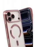 Newface Apple iPhone 17 Pro Kross Magneticsafe Kapak - Rose