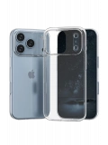 Newface Apple iPhone 17 Pro Lüx Şeffaf Silikon - Şeffaf