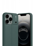 Newface Apple iPhone 17 Pro Max Auto Focus Kapak - Koyu Yeşil