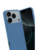 Newface Apple iPhone 17 Pro Max First Silikon - Mavi