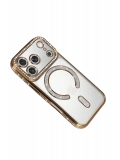 Newface Apple iPhone 17 Pro Max Joke Simli Magneticsafe Kılıf - Gold