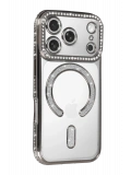 Newface Apple iPhone 17 Pro Max Joke Simli Magneticsafe Kılıf - Gümüş
