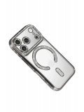 Newface Apple iPhone 17 Pro Max Joke Simli Magneticsafe Kılıf - Gümüş