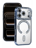 Newface Apple iPhone 17 Pro Max Joke Simli Magneticsafe Kılıf - Mavi