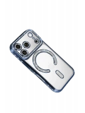 Newface Apple iPhone 17 Pro Max Joke Simli Magneticsafe Kılıf - Mavi