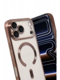 Newface Apple iPhone 17 Pro Max Kross Magneticsafe Kapak - Çöl Titanyum