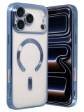 Newface Apple iPhone 17 Pro Max Kross Magneticsafe Kapak - Sierra Blue