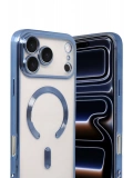 Newface Apple iPhone 17 Pro Max Kross Magneticsafe Kapak - Sierra Blue