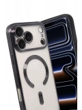 Newface Apple iPhone 17 Pro Max Kross Magneticsafe Kapak - Siyah