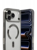 Newface Apple iPhone 17 Pro Max Kross Magneticsafe Kapak - Titan Gri