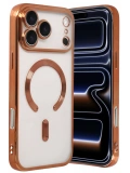 Newface Apple iPhone 17 Pro Max Kross Magneticsafe Kapak - Turuncu