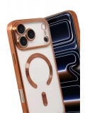 Newface Apple iPhone 17 Pro Max Kross Magneticsafe Kapak - Turuncu