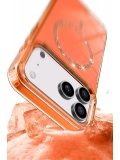 Newface Apple iPhone 17 Pro Max Live Diamond Magsafe Kapak - Mavi