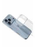 Newface Apple iPhone 17 Pro Max Lüx Şeffaf Silikon - Şeffaf