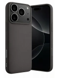 Newface Apple iPhone 17 Pro Max Nano içi Kadife Silikon - Gri