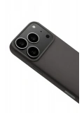 Newface Apple iPhone 17 Pro Max Nano içi Kadife Silikon - Gri