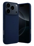 Newface Apple iPhone 17 Pro Max Nano içi Kadife Silikon - Lacivert