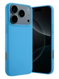 Newface Apple iPhone 17 Pro Max Nano içi Kadife Silikon - Mavi