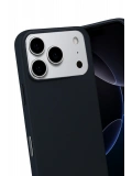 Newface Apple iPhone 17 Pro Max Nano içi Kadife Silikon - Siyah