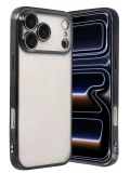 Newface Apple iPhone 17 Pro Max Razer Lensli Silikon - Siyah