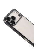 Newface Apple iPhone 17 Pro Max Razer Lensli Silikon - Siyah