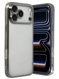 Newface Apple iPhone 17 Pro Max Razer Lensli Silikon - Titan Gri