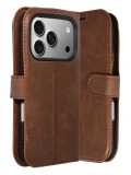 Newface Apple iPhone 17 Pro Max Trend S Plus Kapaklı Kılıf - Taba