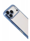 Newface Apple iPhone 17 Pro Razer Lensli Silikon - Açık Mavi