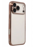Newface Apple iPhone 17 Pro Razer Lensli Silikon - Çöl Titanyum
