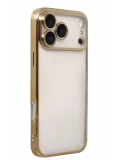 Newface Apple iPhone 17 Pro Razer Lensli Silikon - Gold