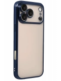 Newface Apple iPhone 17 Pro Razer Lensli Silikon - Lacivert