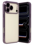 Newface Apple iPhone 17 Pro Razer Lensli Silikon - Mor