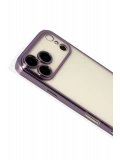 Newface Apple iPhone 17 Pro Razer Lensli Silikon - Mor