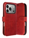 Newface Apple iPhone 17 Pro Trend S Plus Kapaklı Kılıf - Kırmızı
