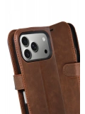 Newface Apple iPhone 17 Pro Trend S Plus Kapaklı Kılıf - Taba