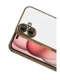 Newface Apple iPhone 17 Razer Lensli Silikon - Çöl Titanyum