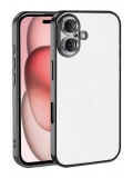 Newface Apple iPhone 17 Razer Lensli Silikon - Siyah
