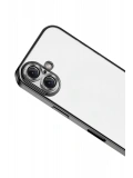 Newface Apple iPhone 17 Razer Lensli Silikon - Siyah